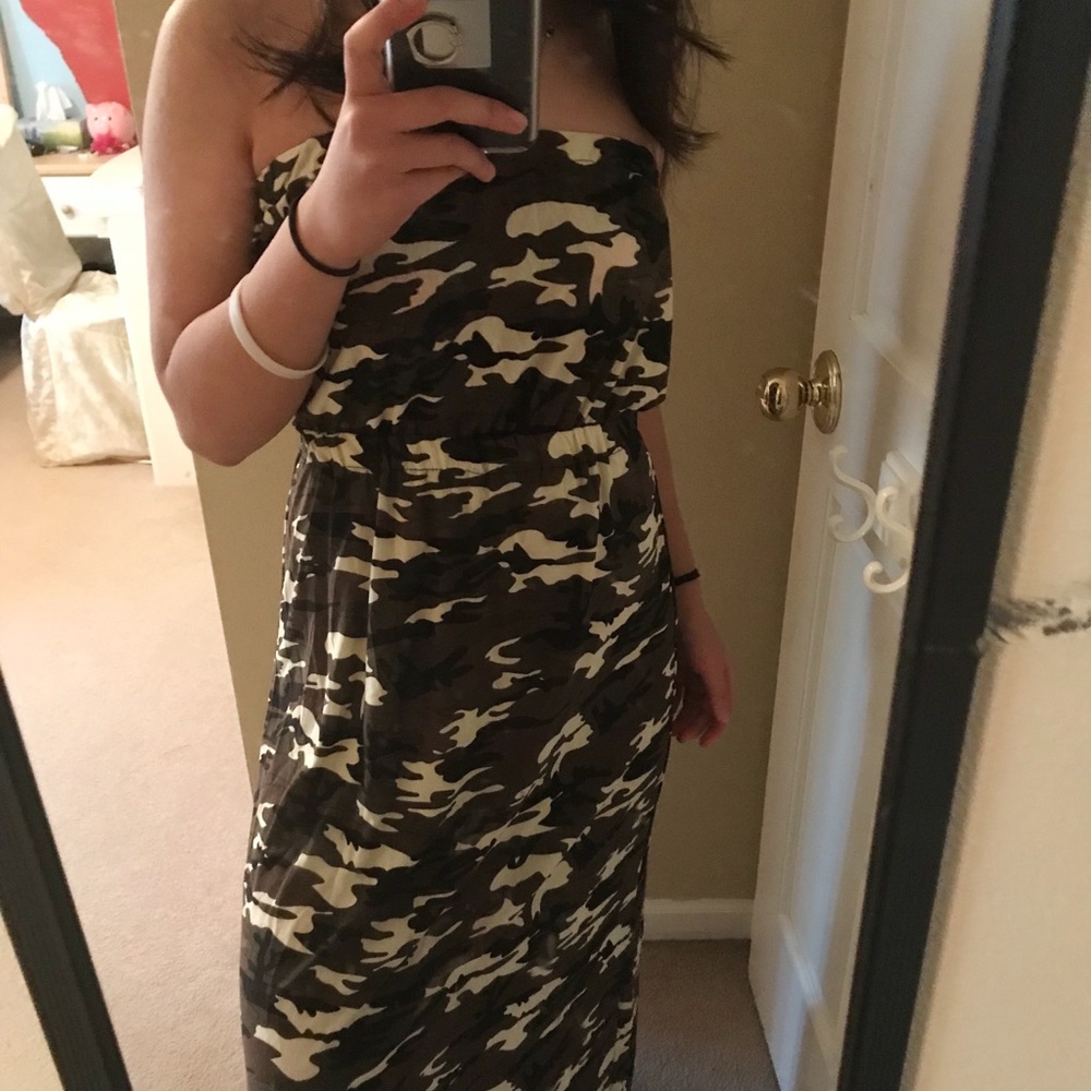 Camo Maxi Dress